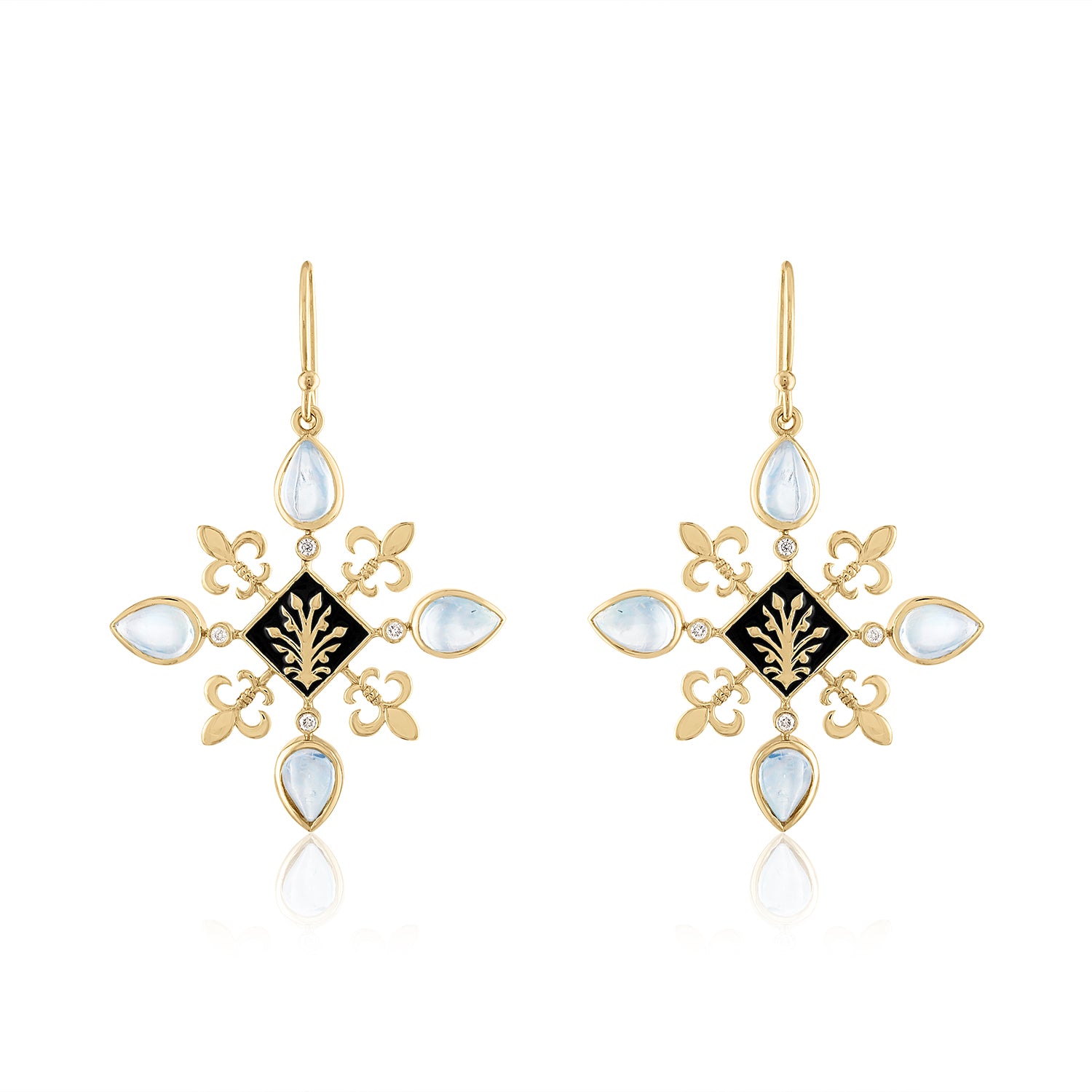 ANASTASIA FLEUR DE LIS EARRINGS