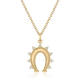 AURELIA DIAMOND HORSESHOE CHARM