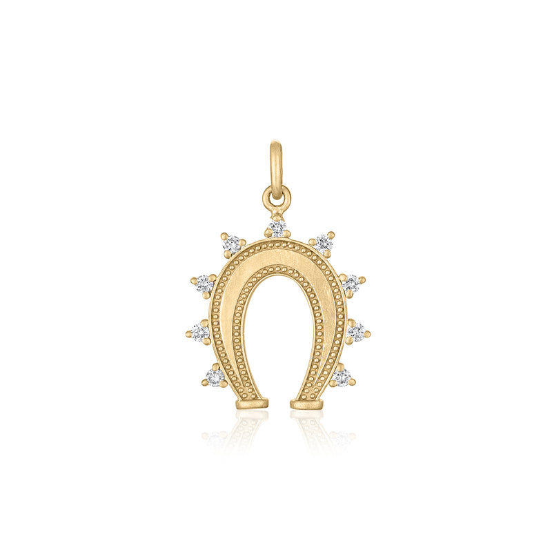 AURELIA DIAMOND HORSESHOE CHARM