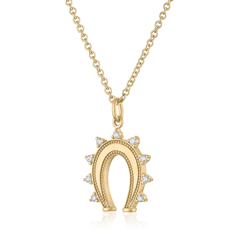 AURELIA DIAMOND HORSESHOE CHARM