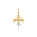 SERAPHINE FLEUR-DE-LIS DIAMOND CHARM