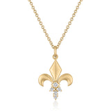 SERAPHINE FLEUR-DE-LIS DIAMOND CHARM