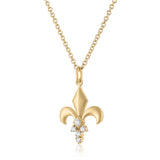 SERAPHINE FLEUR-DE-LIS DIAMOND CHARM