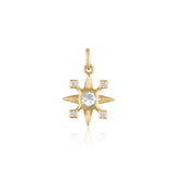 MORNING STAR DIAMOND CHARM