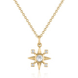 MORNING STAR DIAMOND CHARM