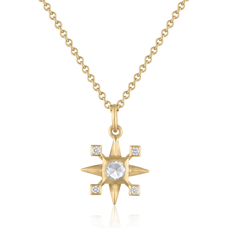 MORNING STAR DIAMOND CHARM