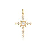 EVANGELINE DIAMOND CROSS CHARM