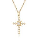 EVANGELINE DIAMOND CROSS CHARM