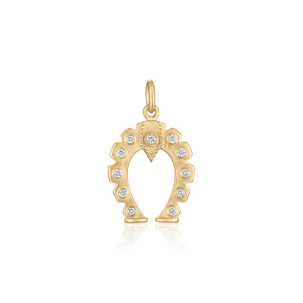 VELORA DIAMOND HORSESHOE CHARM