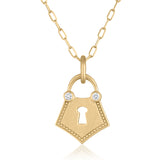 ELYSIA DIAMOND LOCK CHARM