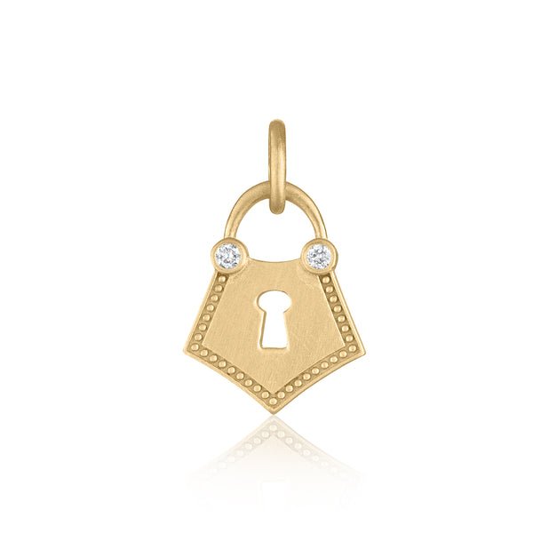 ELYSIA DIAMOND LOCK CHARM