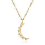 LUNARA DIAMOND CRESCENT MOON CHARM