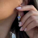 LUNA LINEAR MOONSTONE EARRINGS