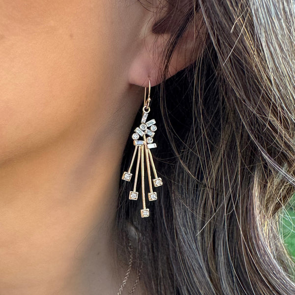 Celebration Sparkler Diamond Earrings
