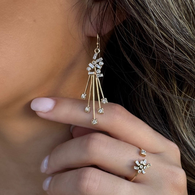 Celebration Sparkler Diamond Earrings