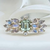 FREEDOM MOONSTONE AND SAPPHIRE RING