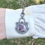 SAPPHIRE SHAKER LOCK PENDANT
