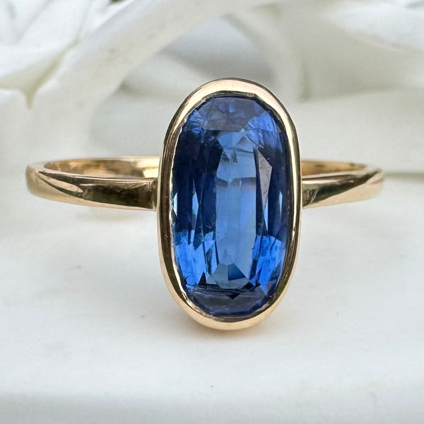 KYANITE FACETED RING IN 14K GOLD