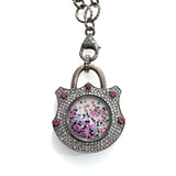 SAPPHIRE SHAKER LOCK PENDANT