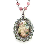 MONET’S GARDEN PENDANT WITH TOURMALINE  AND GREEN SAPPHIRES