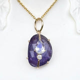 Tanzanite and Moonstone Pendant