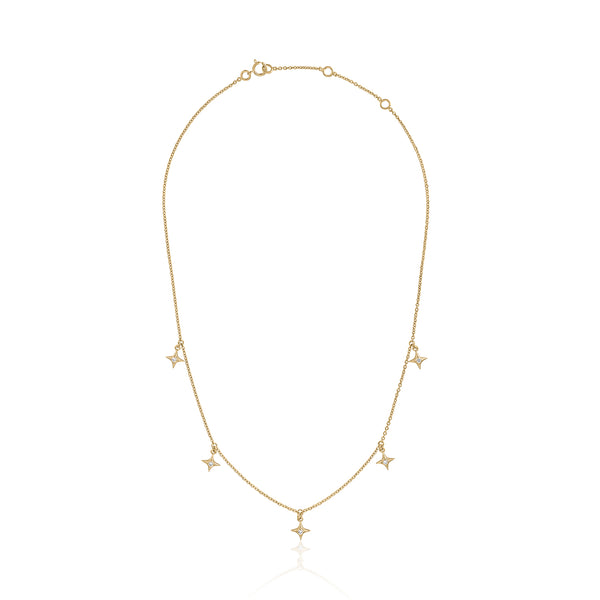 STAR DANGLE LAYERING NECKLACE