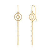 Harmony Earrings with Diamonds & 14k Gold