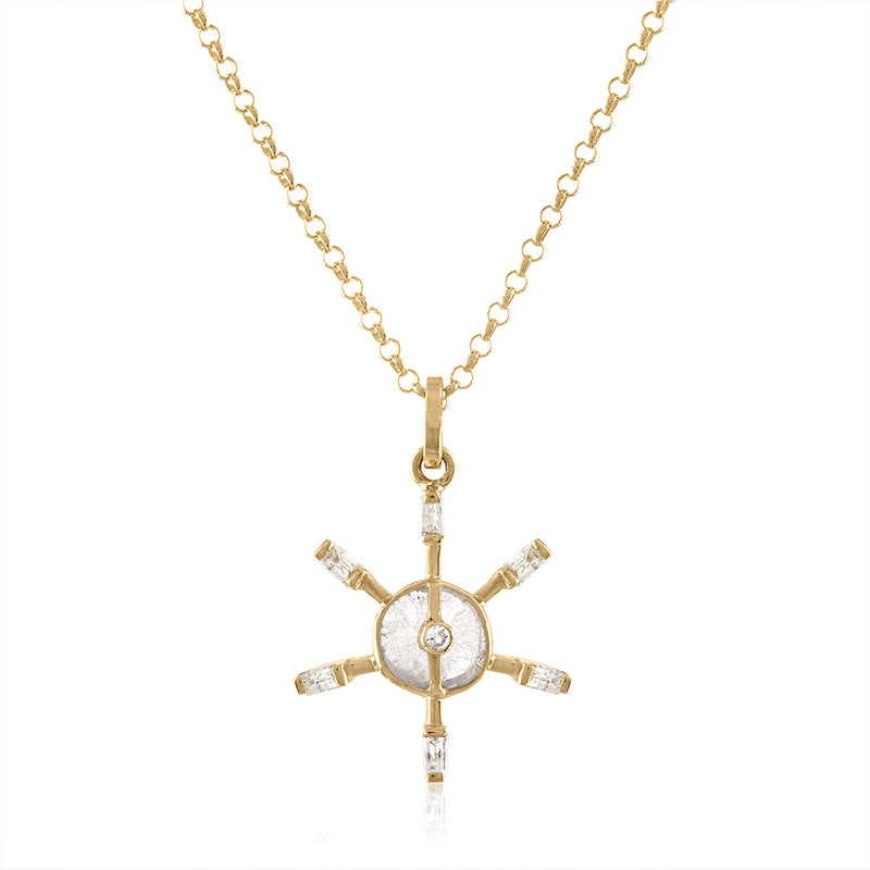 PETITE DIAMOND STAR PENDANT